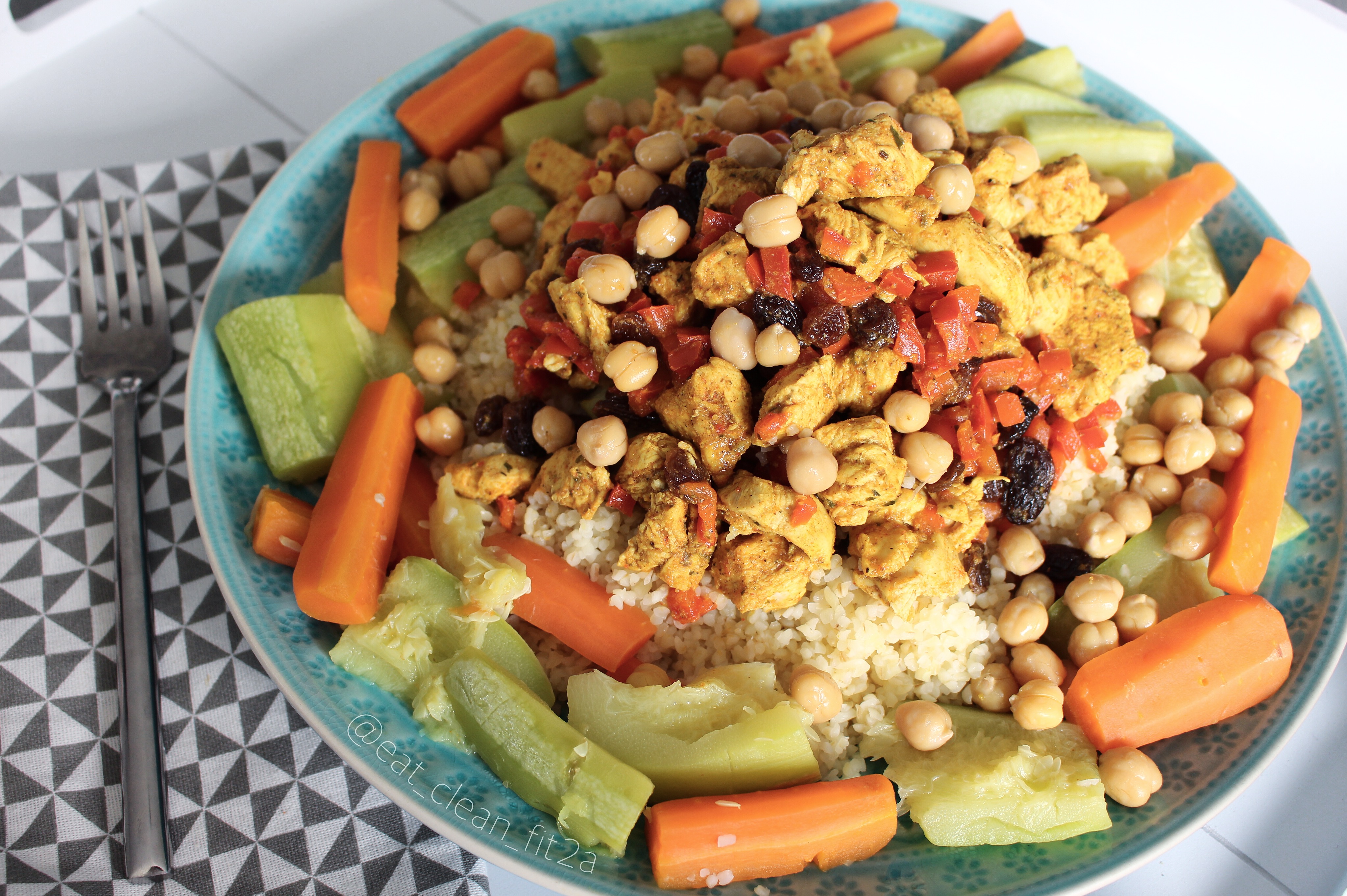 Couscous revisité recette healthy Lola Rossi